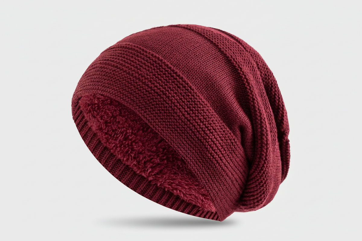 Warm Fleece-Lined Beanie