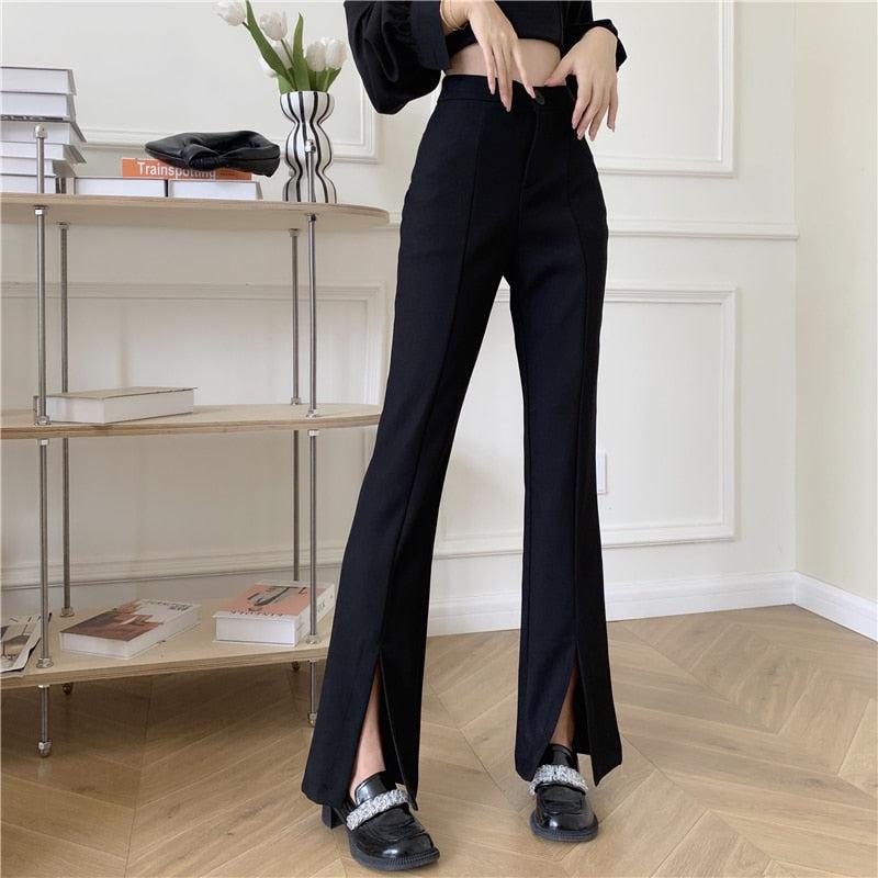 Women’s Wide-Leg Dark Academia Pants