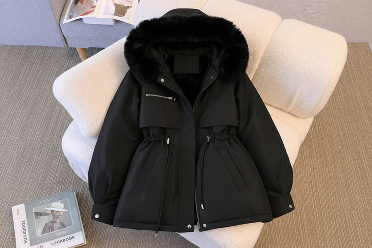 Women’s Winter Coat with Fur Collar