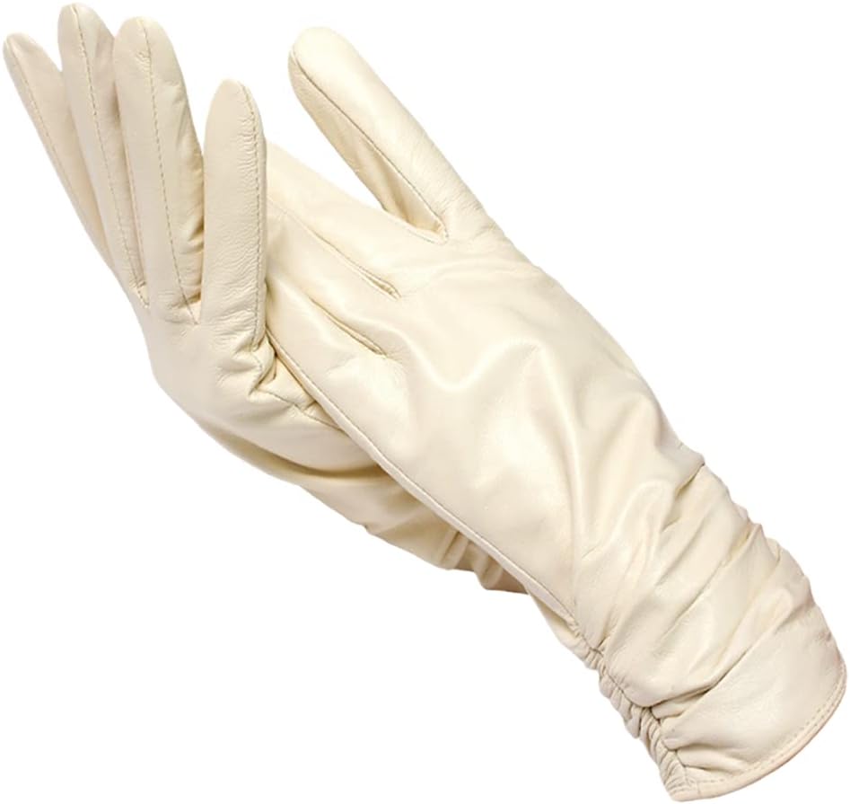 Wool-Lined Leather Gloves