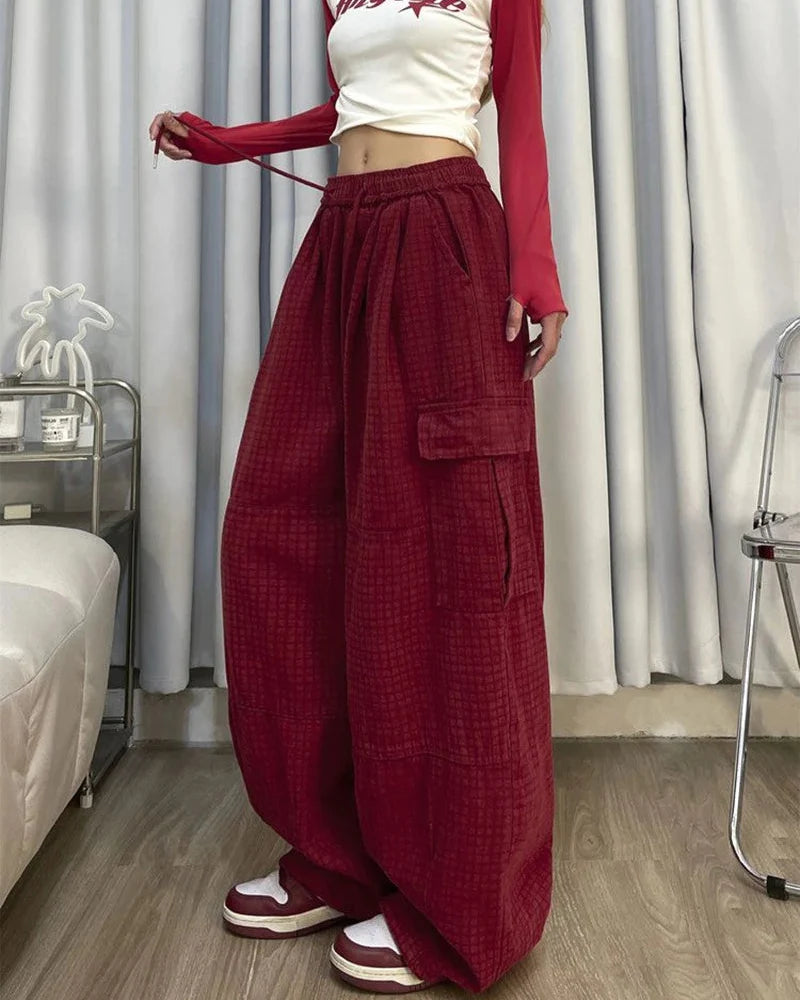 Women's Wide-Leg Cargo Pants