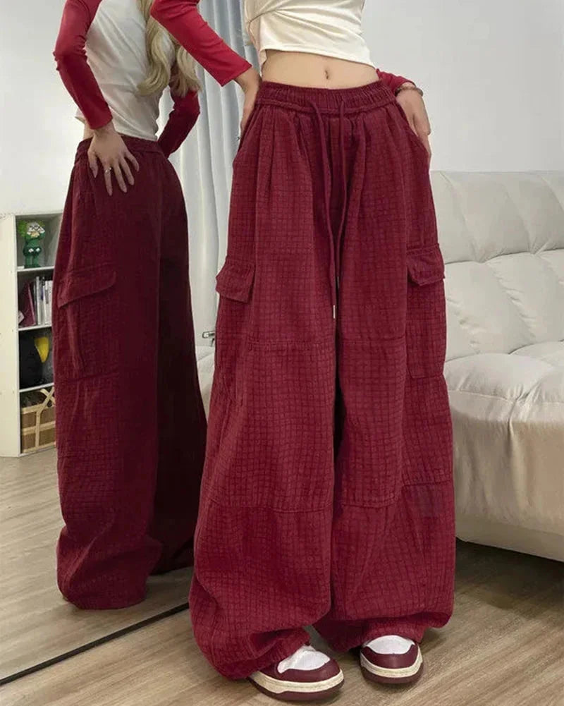 Women's Wide-Leg Cargo Pants