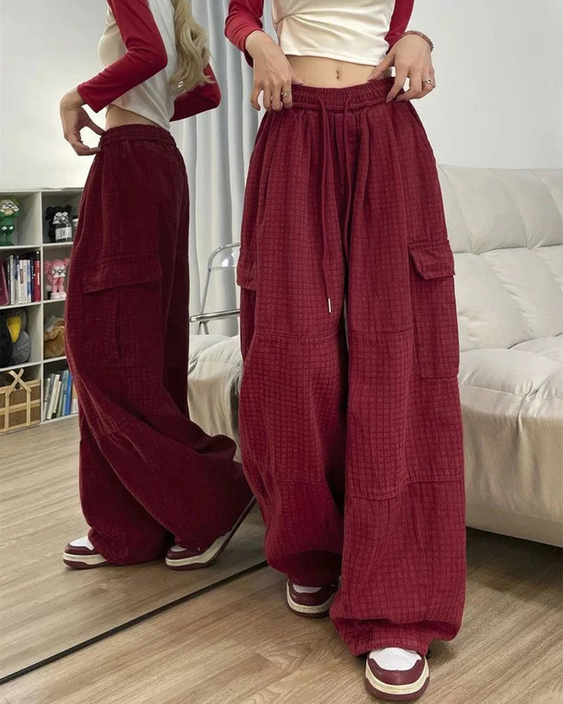 Women's Wide-Leg Cargo Pants
