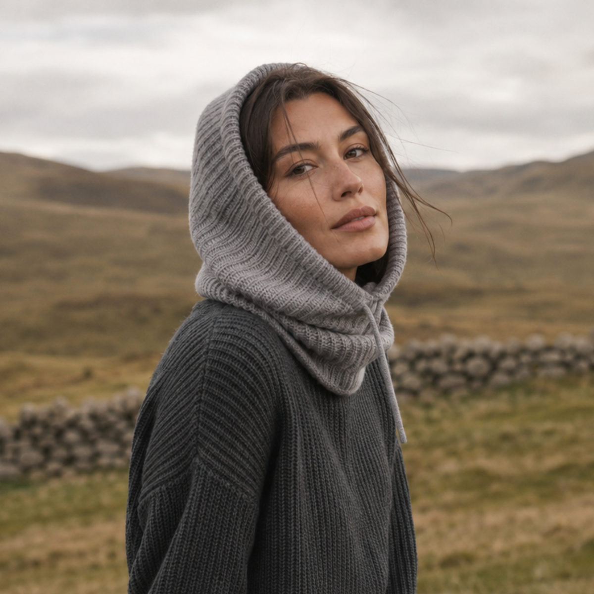 Women's Knitted Hood Balaclava