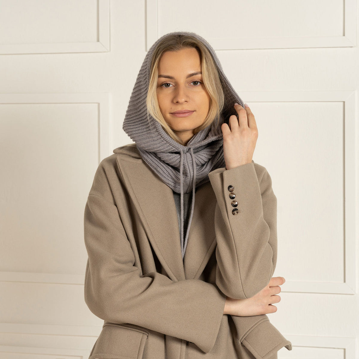 Women's Knitted Hood Balaclava
