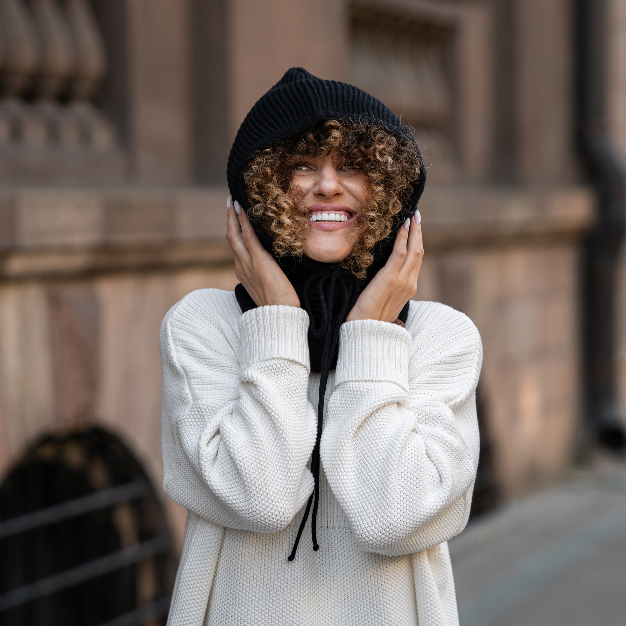 Women's Knitted Hood Balaclava