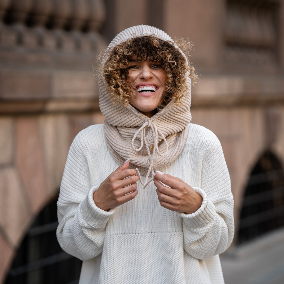 Women's Knitted Hood Balaclava