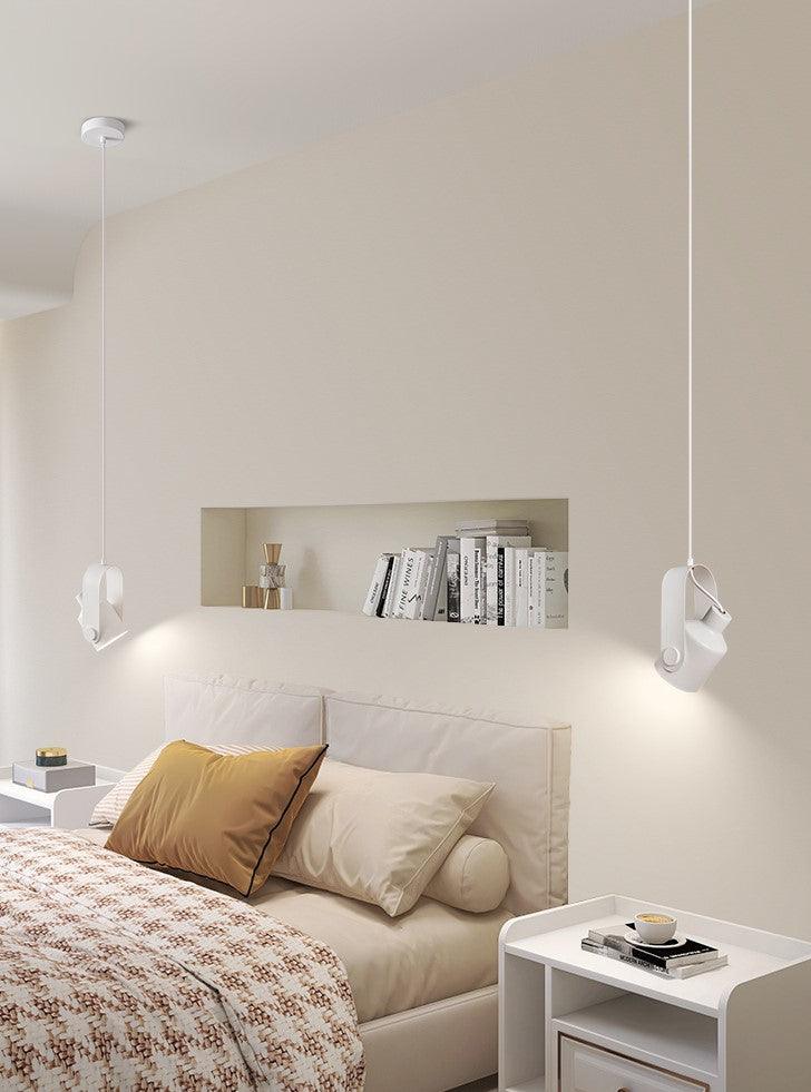 Nordic Wood and Metal LED Pendant Light with Slim Minimalist Design