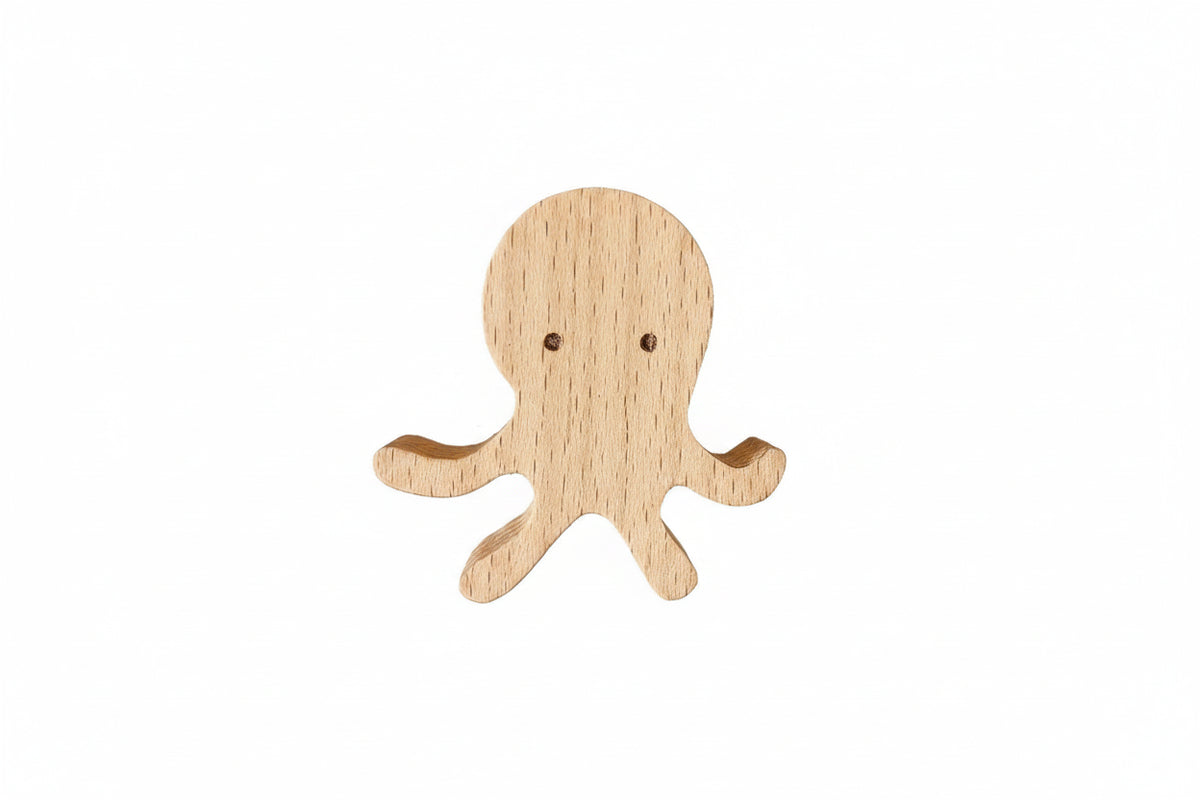 Wooden Animal Wall Hooks