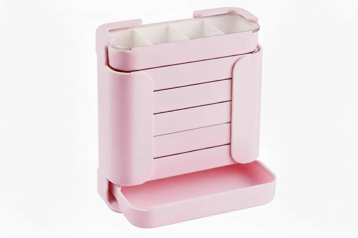 7-Day Pill Organiser with Colour-Coded Daily Compartments