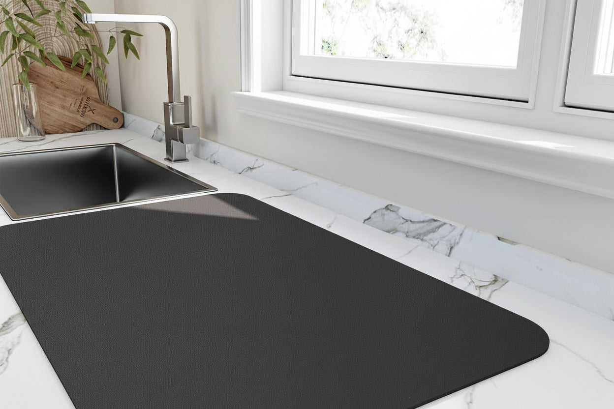 Rectangular Diatomite Dish Drying Mat