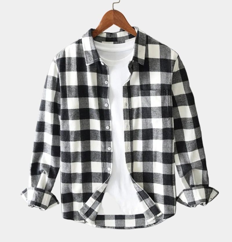 Men's Long Sleeve Check Shirt