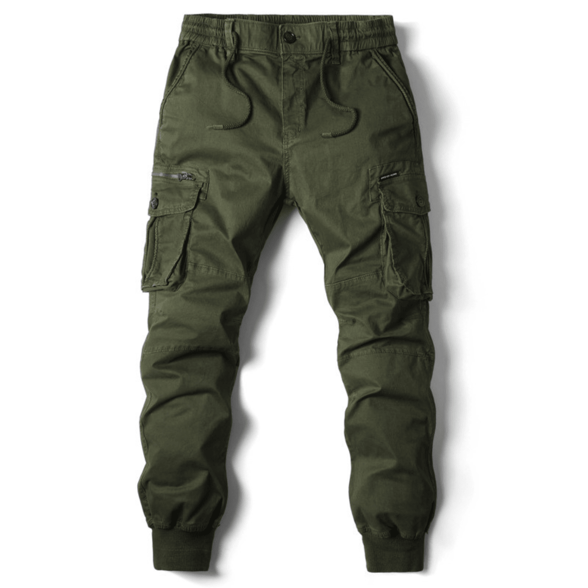 Men's Cuffed Cargo Joggers with Snap Pockets