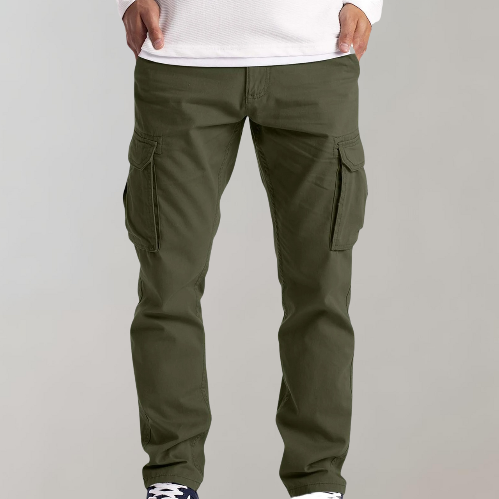 Men's Cargo Trousers with Functional Pockets