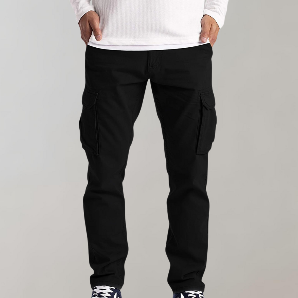 Men's Cargo Trousers with Functional Pockets