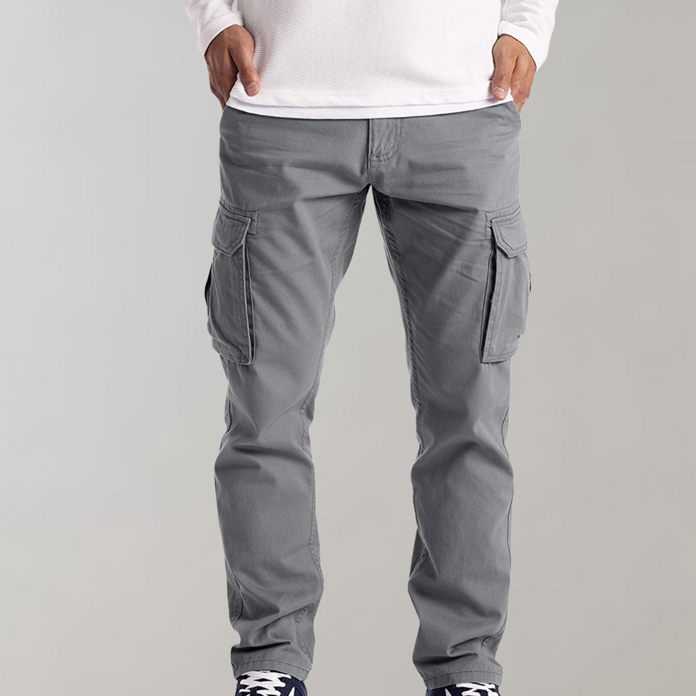 Men's Cargo Trousers with Functional Pockets