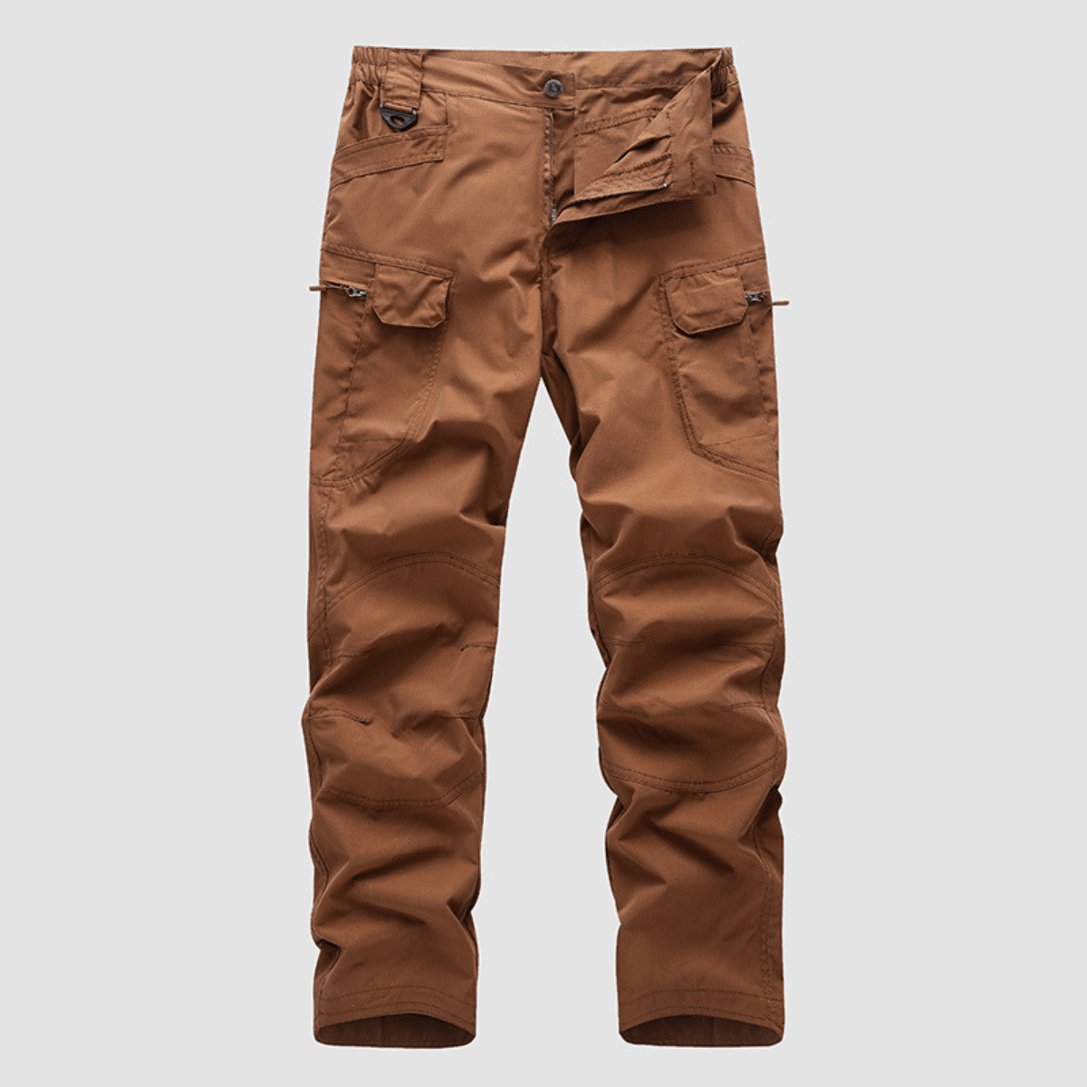 Men's Tactical Cargo Trousers with Zip Pockets