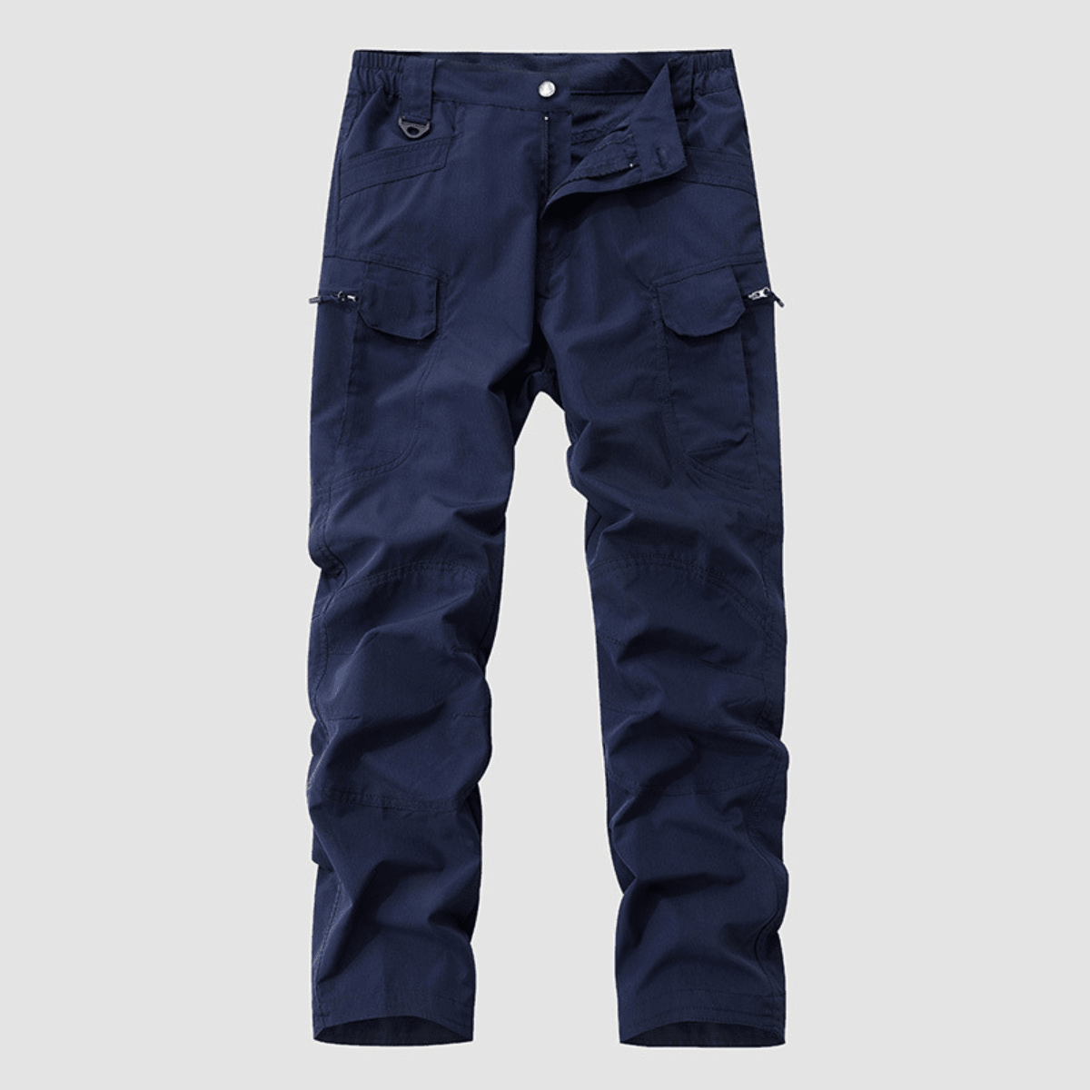 Men's Tactical Cargo Trousers with Zip Pockets