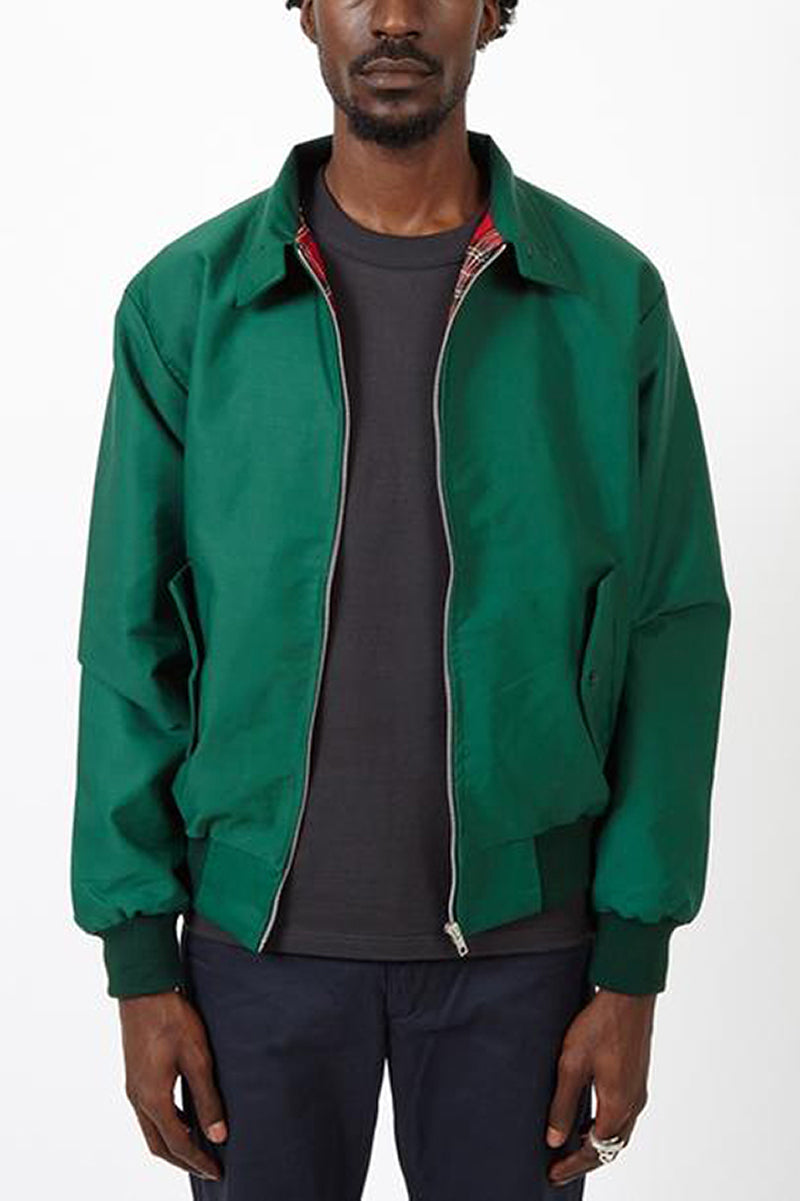 Men's Harrington Jacket with Tartan Lining