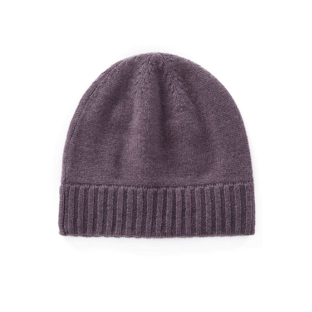 Men's Fine Knit Beanie Hat with Ribbed Cuff