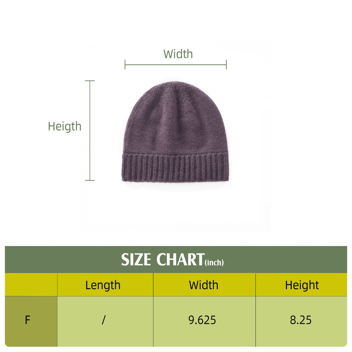 Men's Fine Knit Beanie Hat with Ribbed Cuff