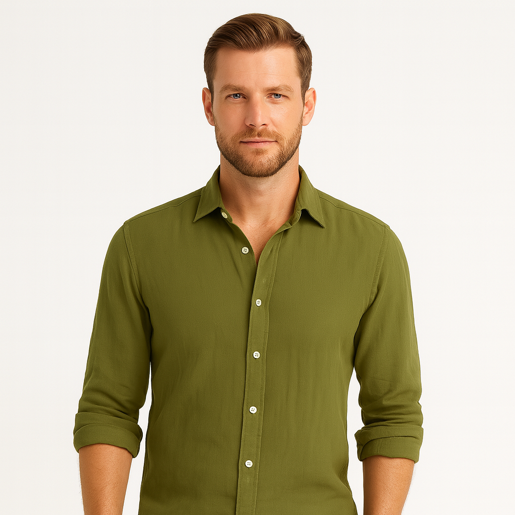 Men's Lightweight Long Sleeve Casual Shirt