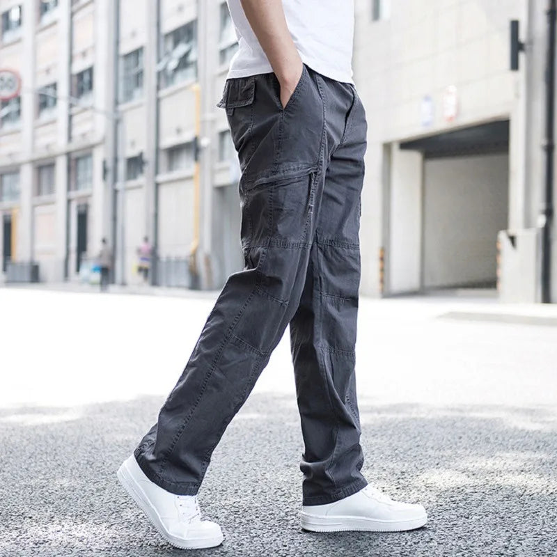 Men's Multi-Pocket Cargo Combat Trousers
