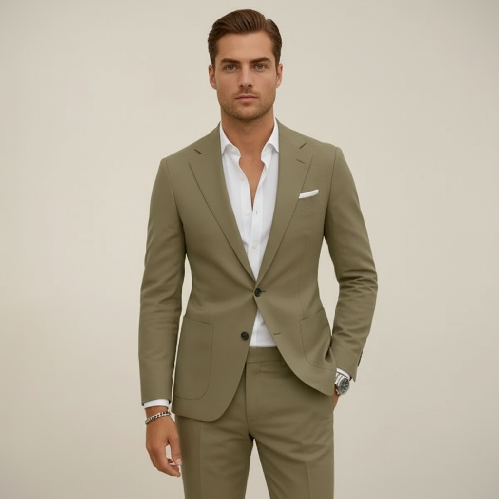 Men's Two-Button Two-Piece Formal Suit