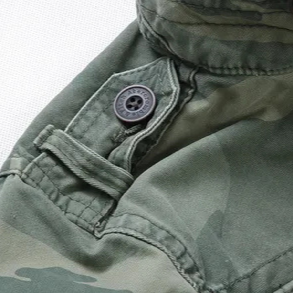 Men's Short Camo Military Jacket
