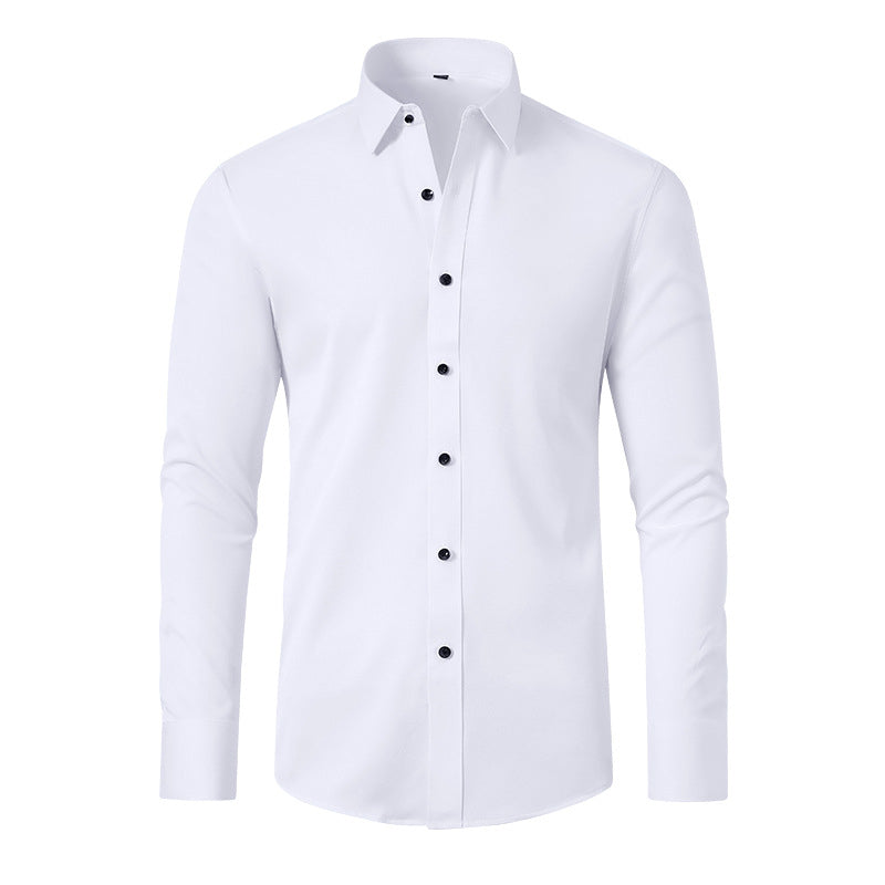 Men's Smart Casual Long Sleeve Office Shirt