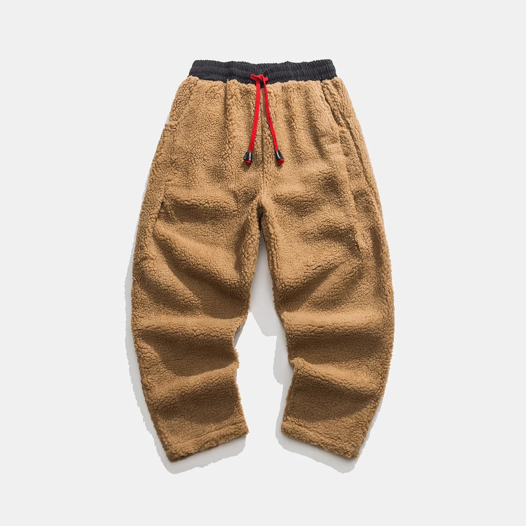 Men's Warm Fleece Straight Fit Joggers