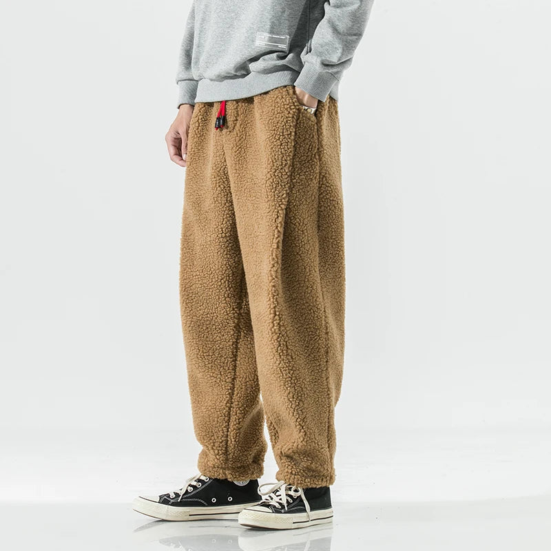 Men's Warm Fleece Straight Fit Joggers
