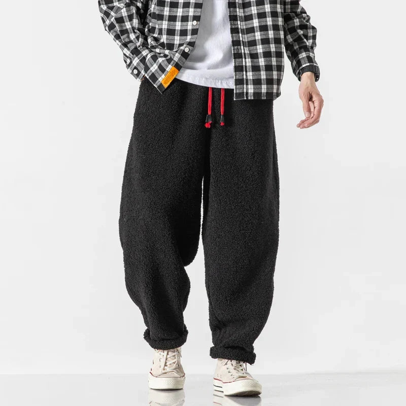Men's Warm Fleece Straight Fit Joggers