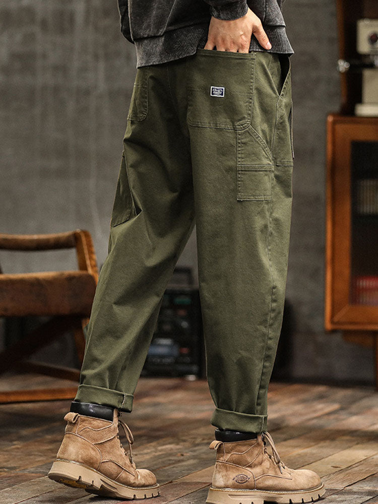 Men's Vintage Utility Work Trousers