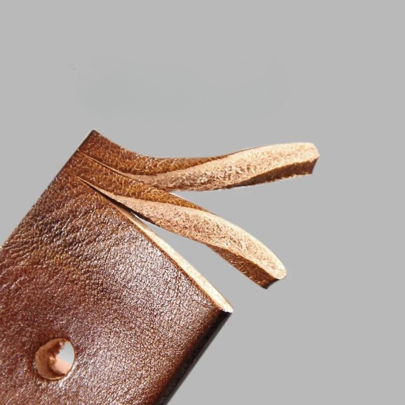 Men's Wide Western Pin Buckle Belt