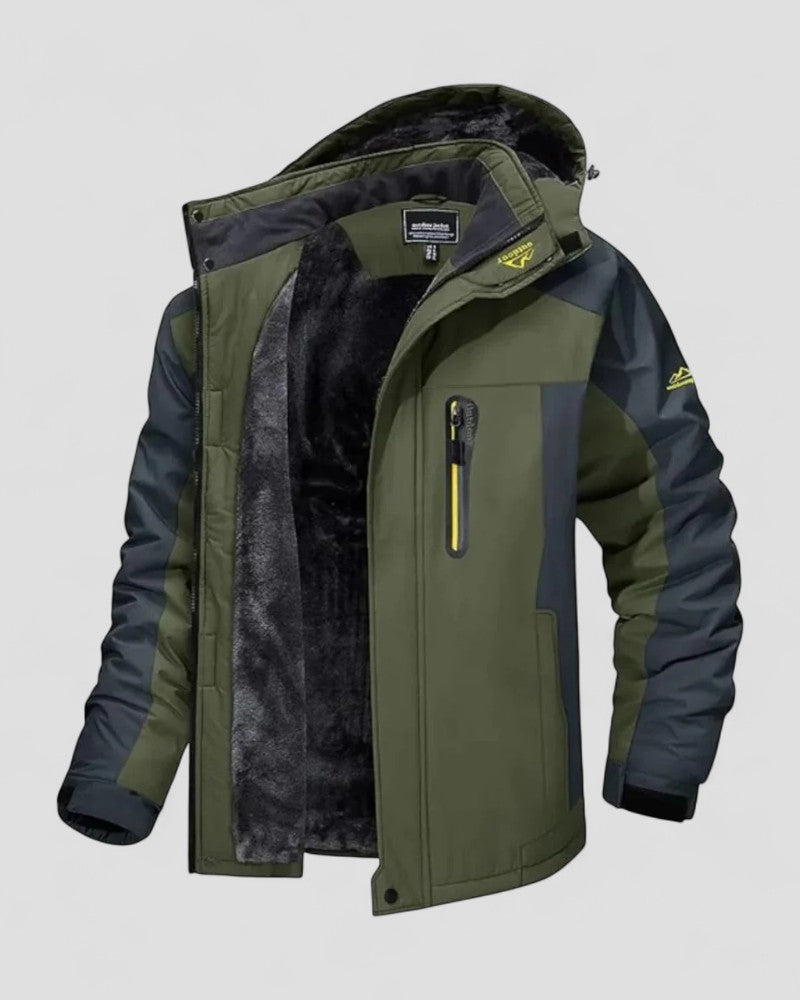 Men's Hooded Fleece Lined Winter Mountain Jacket