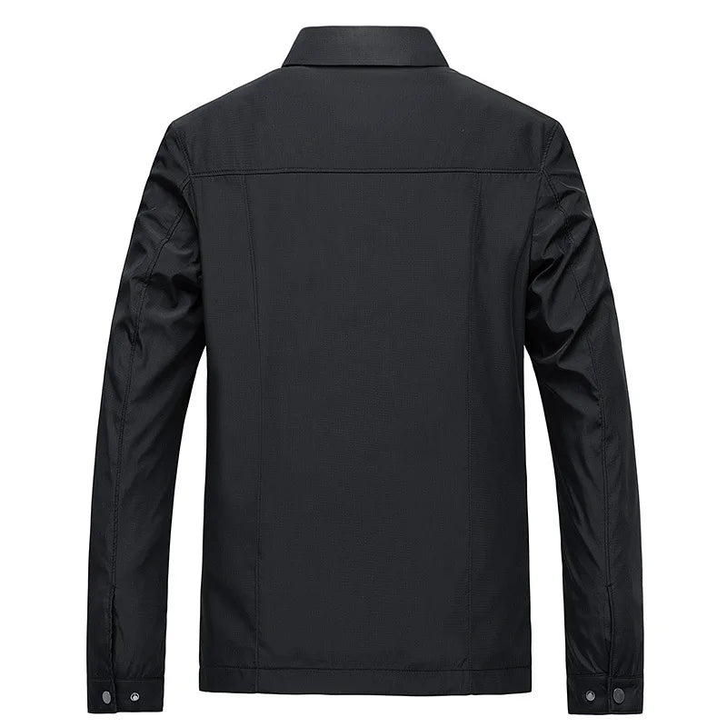 Men's Harrington Jacket with Check Lining