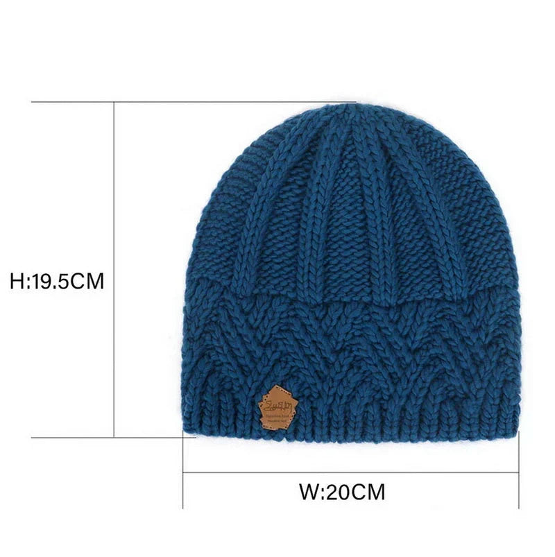 Women's Chunky Cable Knit Slouchy Beanie