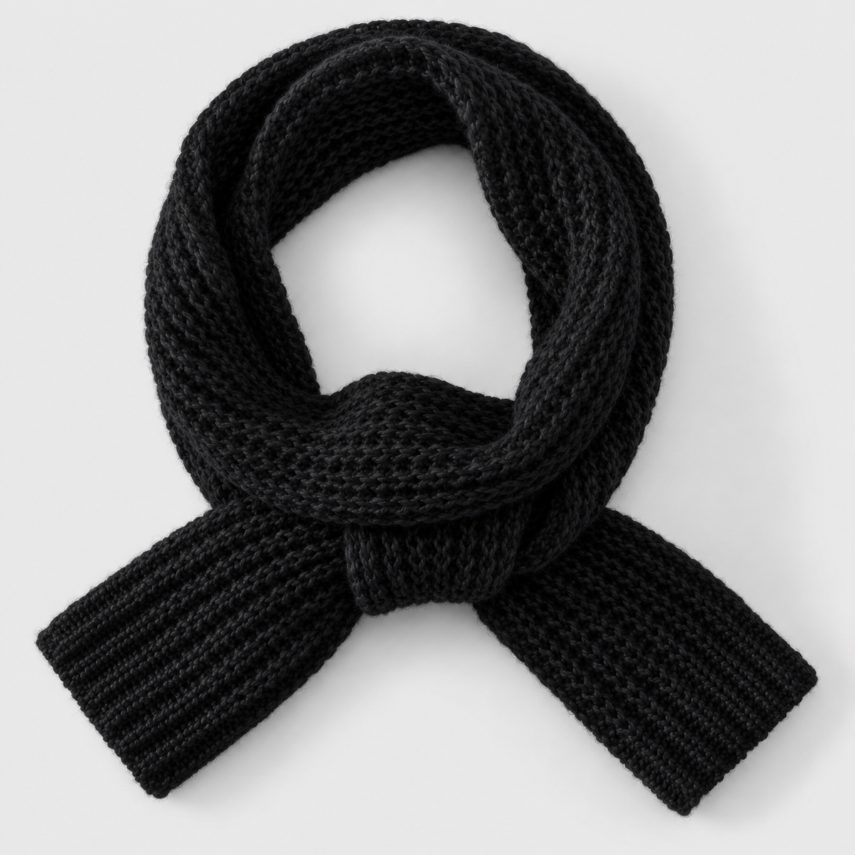 Women's Chunky Rib Knit Keyhole Scarf