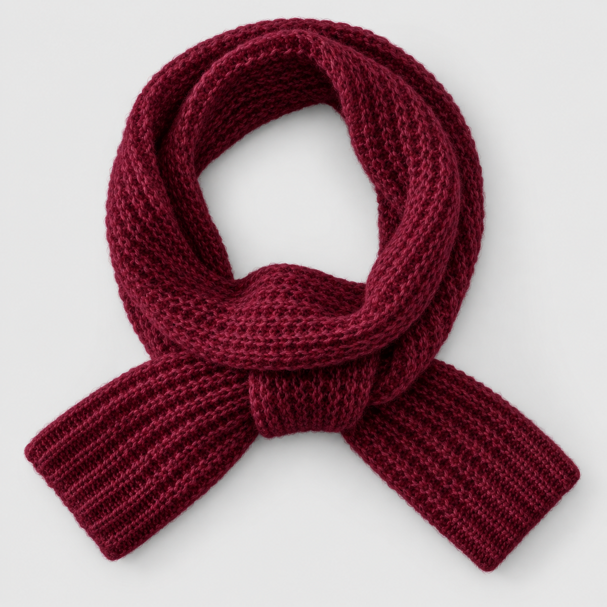 Women's Chunky Rib Knit Keyhole Scarf