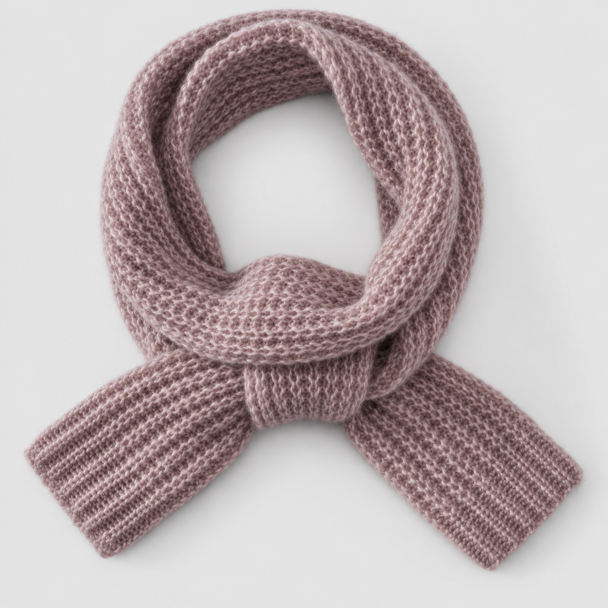 Women's Chunky Rib Knit Keyhole Scarf