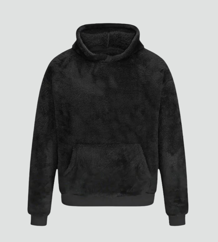 Women's Sherpa Pullover Hoodie with Kangaroo Pocket