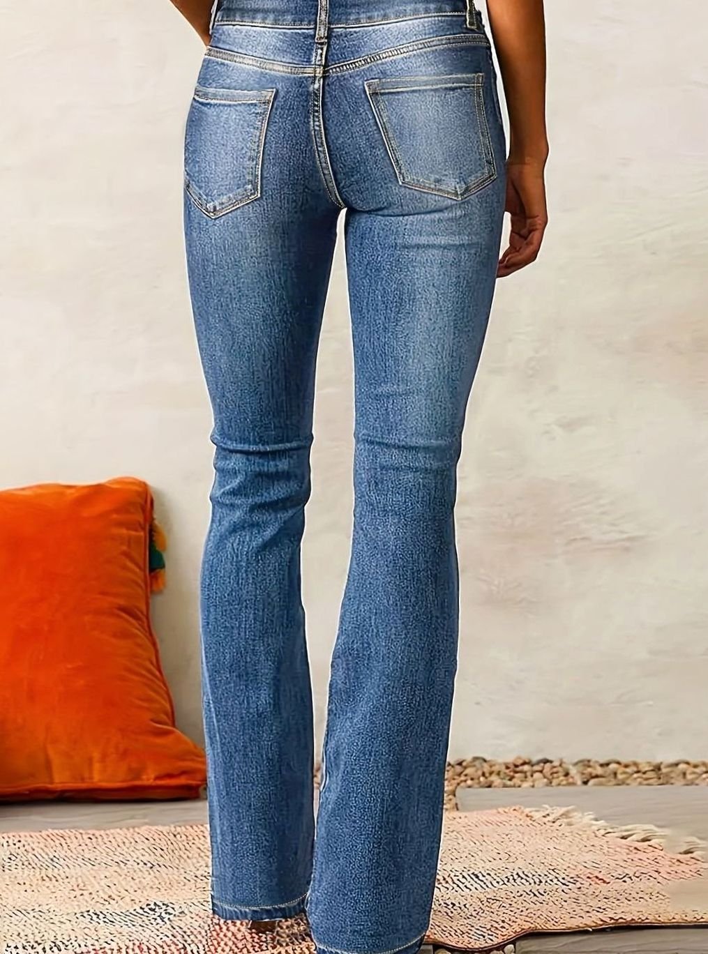 Women's High-Waisted Bootcut Flare Jeans