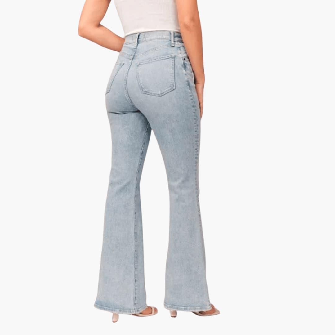 Women's High-Waisted Stretch Bootcut Flare Jeans