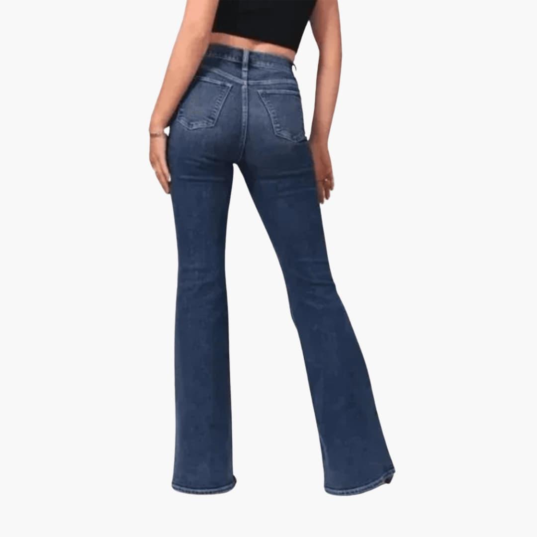 Women's High-Waisted Stretch Bootcut Flare Jeans