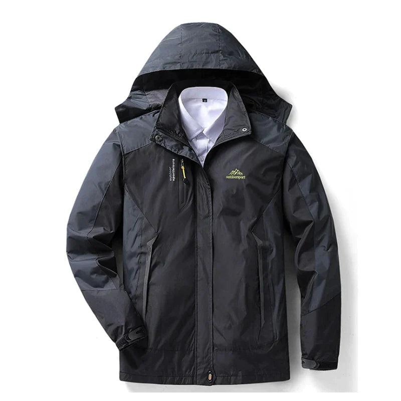 Women's Hooded Colour Block Windbreaker Jacket