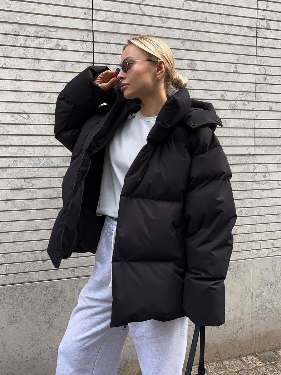 Women's Oversized Hooded Puffer Jacket