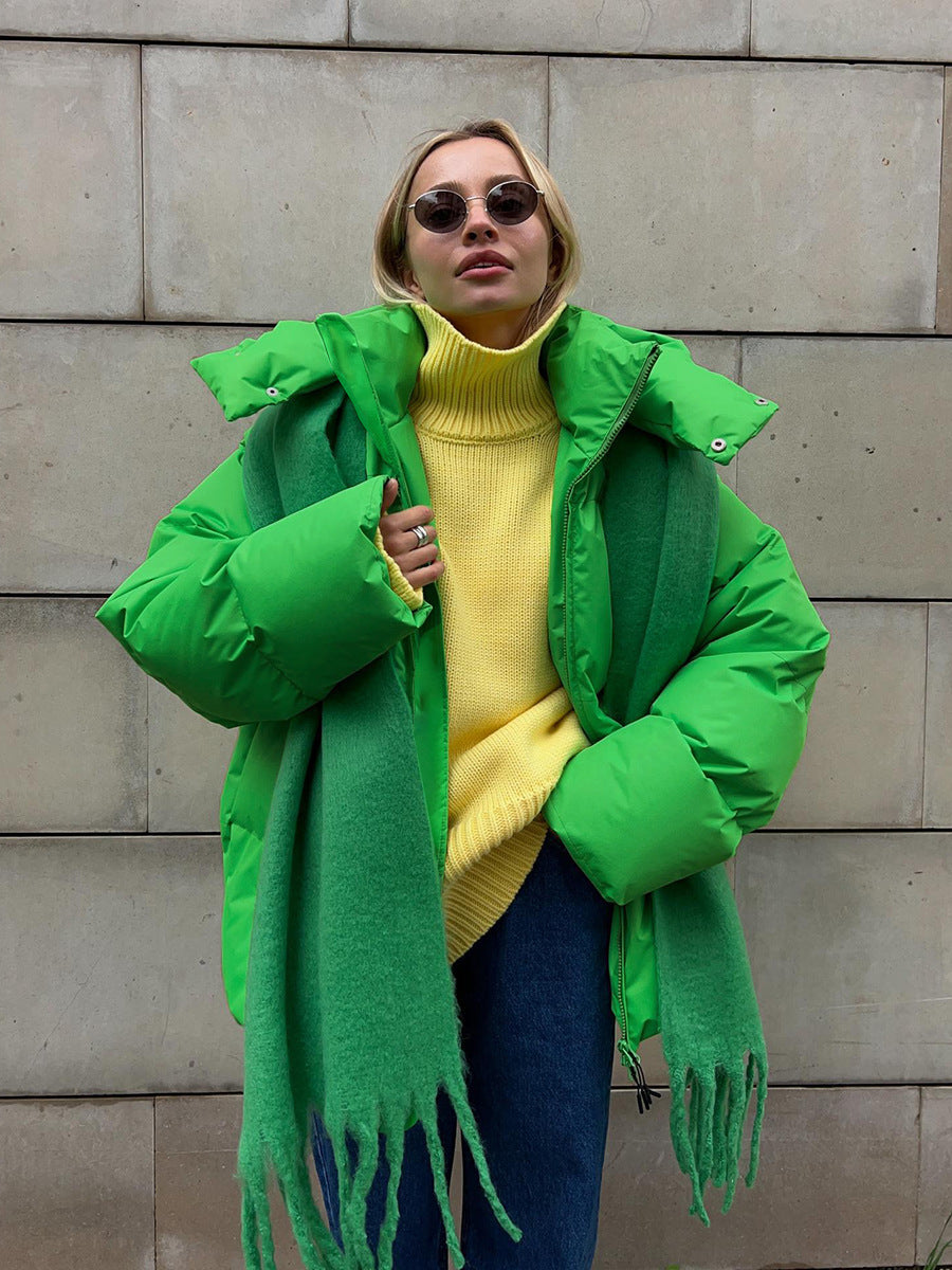 Women's Oversized Hooded Puffer Jacket