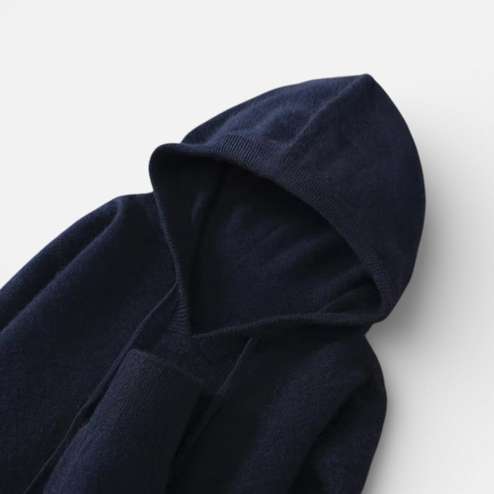 Women's Knitted Hoodie Jumper