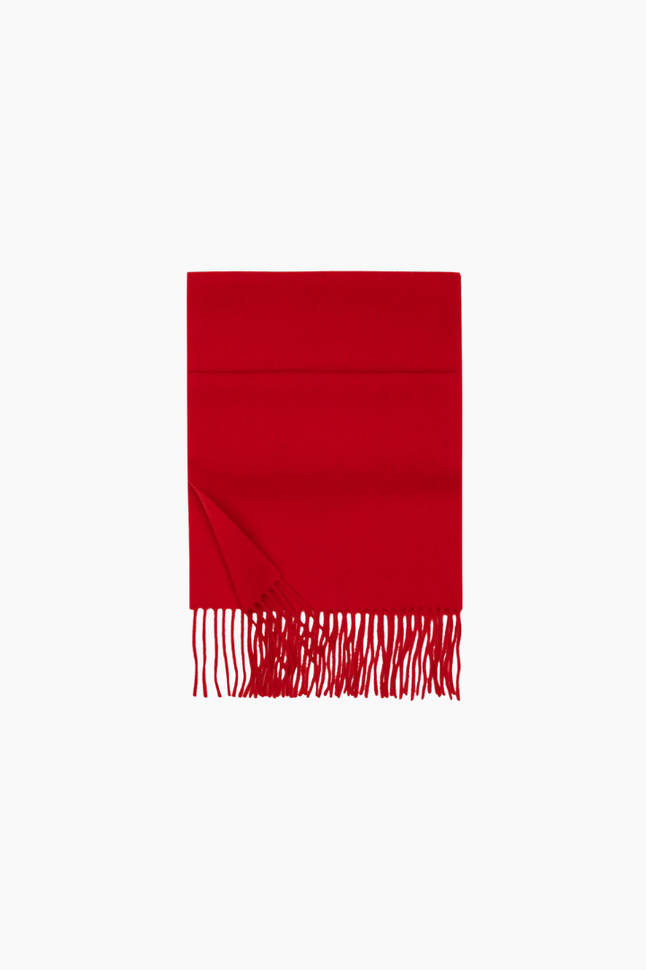 Women's Oversized Long Cashmere-Feel Wrap Scarf with Fringe